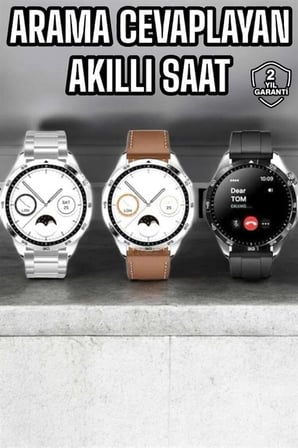 Akıllı Saat Bildirim Görme Sesli Görüşme Çoklu Kordon GPS Takibi