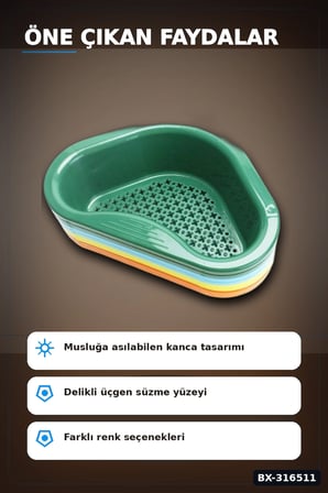 Lavabo Süzgeci Plastik Kuğu Tasarım Musluk Askılı Drenaj Sepeti 1 Adet BX-316511