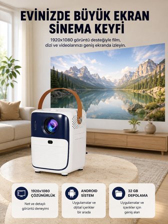 Ultra HD Android TV Kutusu 32GB Depolama USB HDMI Fan Sistemli Yeni Nesil