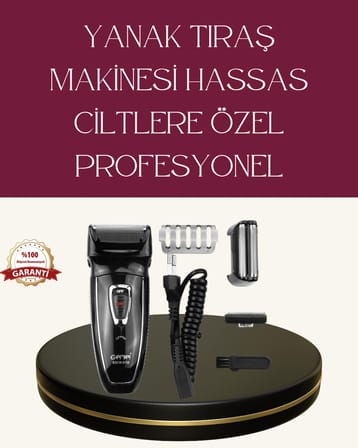Erkekler İçin Folyo Başlıklı Tıraş Makinesi
