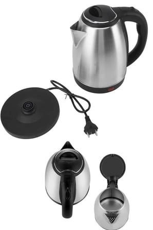 Elektrikli Paslanmaz Çelik Su İsıtcı Çelik Kettle 1.8 Lt. Uzun Ömürlü