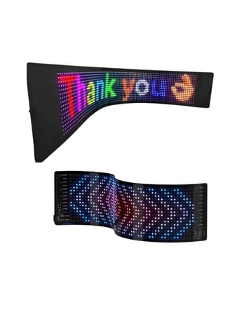 LED Matrix Panel RGB Yazı Yazma Animasyonlu Telefon Kontrollü Akıllı Ekran