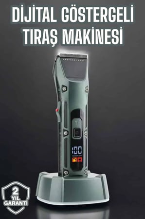 Tıraş Makinesi Uzun Pil Ömrü Şarjlı Günlük Tıraş Makinesi