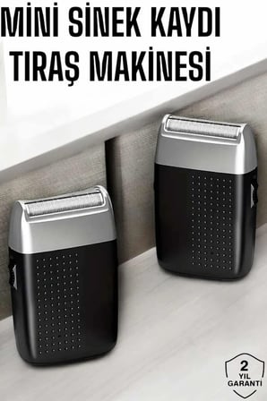 Tıraş Makinesi Mini Sinek Kaydı Şarjlı Taşınabilir Paslanmaz Çelik