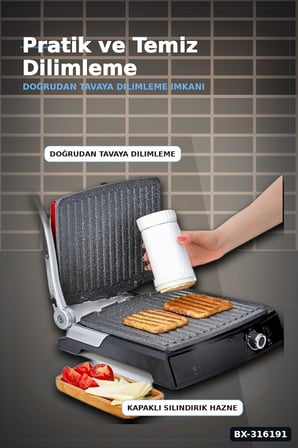Tereyağı Sürme ve Kesme Aparatı - Pratik Saklama Kabı, Ergonomik Tereyağlık BX-316191