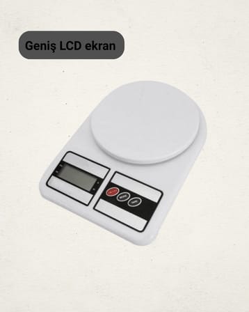 Hassas Ölçüm İçin Dijital Mutfak Tartısı - 10 Kg Kapasiteli Yeni Nesil