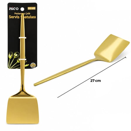Metal Servis Spatulası - Renk - 27 cm