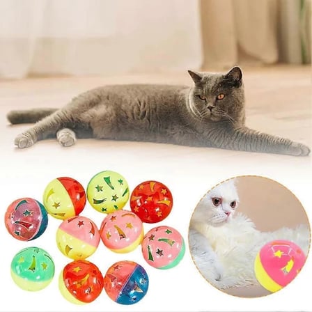 4'lü Çıngıraklı Top Kedi Oyuncağı