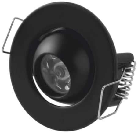 1 Adet CATA CT 5268 Ufo Yıldız 1.5W Sıva Altı Led Spot Siyah Kasa Beyaz Işık 6400K