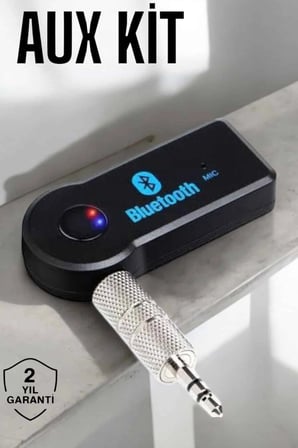 Bluetooth Araç Kiti Bt 350 Aux Çıkışlı Tüm Araçlara Uyumlu