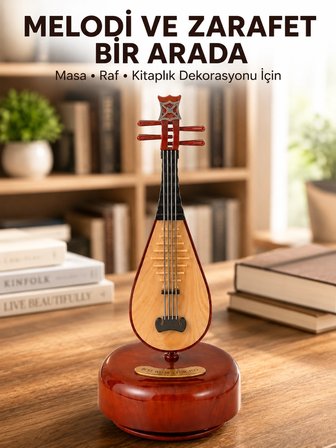 Ud Sembolü Müzik Kutusu Estetik Tasarım Melodi Destekli