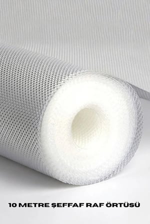 10 Metre Şeffaf Silikonlu Kaymaz Çekmece İçi Düzenleyici