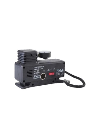 220 Volt-12 Volt 250 Psi Psi Kompresör Lastik Hava Şişirme Oto Pompası Fişli Çakmaklıklı