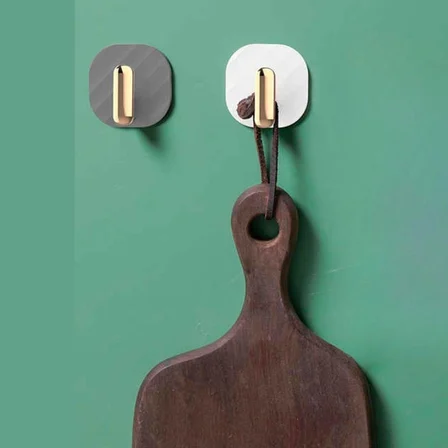 2li Yapışkanlı Retro Askılık Dolap Kapak Kulpu Gri Bx40