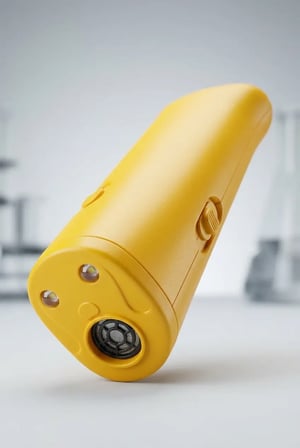 LED Fenerli Ultrasonik Köpek Eğitim Cihazı Taşınabilir Köpek Uzaklaştırıcı Sarı Ürün