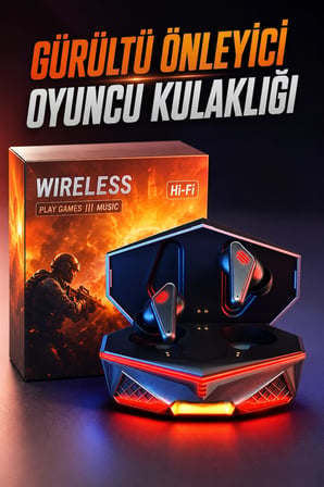 Oyuncu Kulaklığı Gamer Kulaklık Yüksek Ses Kaliteli Gürültü Önleyici Yeni Nesil