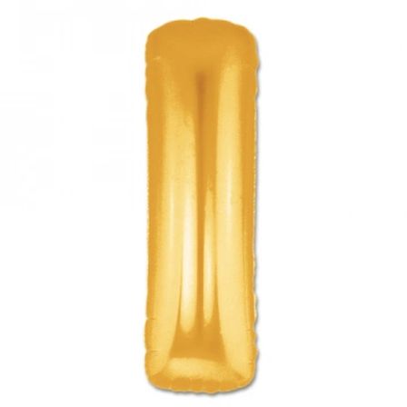 I Harf Folyo Balon Altın Renk  40 İnç Bx40