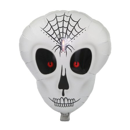 Örümcek Ağ Desenli İskelet Folyo Balon Bx40
