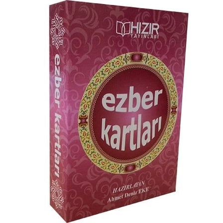 Hızır Ezber Kartları - DUA SURE EZBER KARTLARI - 50 Kart
