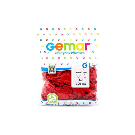 İç Mekan - Kırmızı Balon 10 Inc - 26cm - 100pcs Bx40