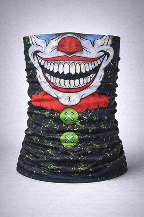 Joker Yüz Baskılı Baf Bandana - Çok Amaçlı Boyunluk Bandana 2 No Bx40