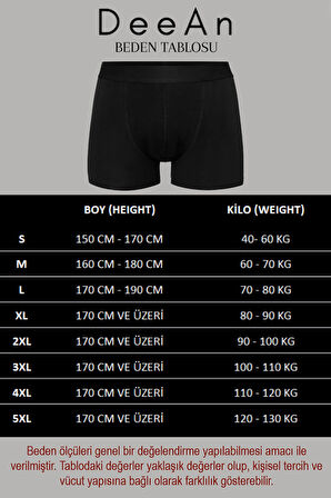 Erkek Siyah Düz Likralı Boxer Şort 10’lu