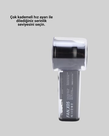Ultra Sessiz USB Şarjlı Fan | Taşınabilir ve Hafif Tasarım