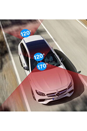 64GB Araç İçi Kamera 3 Kameralı (Yol + Araç İçi+ Arka) FHD Video Kayıt Mikrofonlu Türkçe CC-33