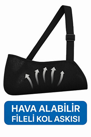 Fileli Ortopedik Kol Askısı Ayarlanabilir Hava Alan Kırık Çıkık İncinme için Kol Sabitleyici Destek
