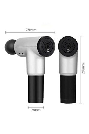 Fascial Gun Sporcu, Egzersiz Masaj Aleti 4 Başlıklı RENK SEÇİLEMEZ