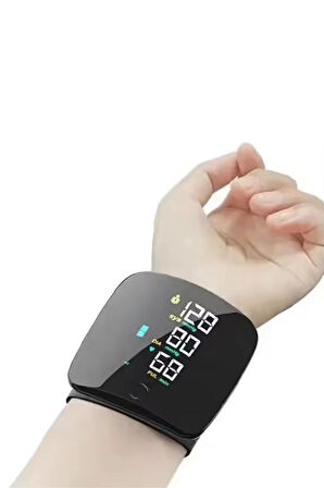 Dijital Bilekten Tansiyon Aleti – Otomatik Ölçüm, Renkli LCD Ekran, Taşınabilir ve Kolay Kullanım