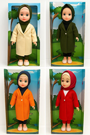 Tesettürlü Meryem Bebek Sesli Dua ve İlahi Söyleyen İnteraktif Maneviyat Geliştirici Oyuncak Bebek