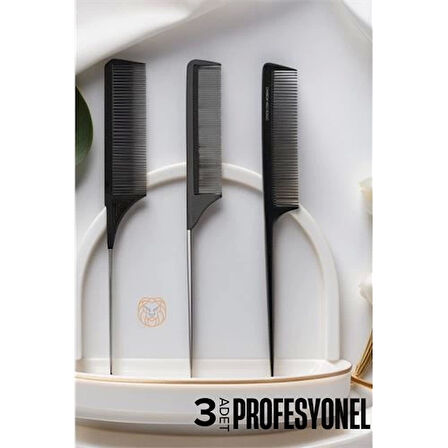 BX Krepe Boya Tarağı Profesyonel 3 lü Set