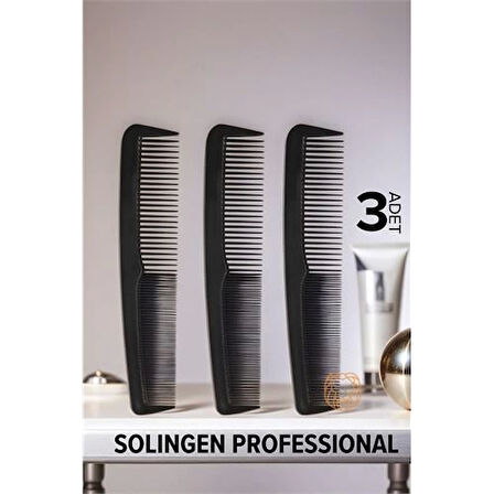 BX Erkek Cep Tarağı 12 Cm 3 ADET Solingen ProfessionaL