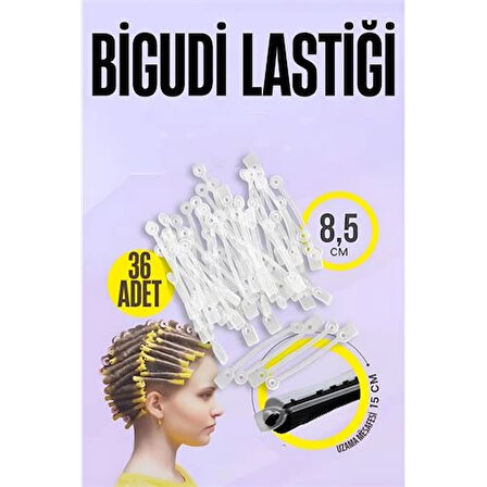 BX Bigudi Lastiği Perma Lastikleri 36 ADET