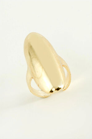 Oval Metal Yüzük