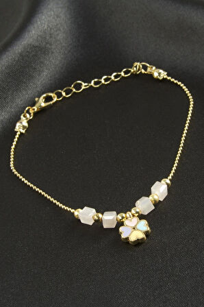 Karışık Küp Kristal Bileklik