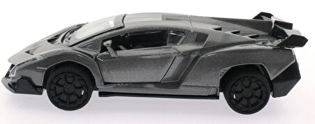 Çek Bırak Gri  Metal Spor Araba Sl6607B