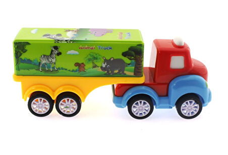 Çek Bırak Mini Sevimli Yeşil Tır