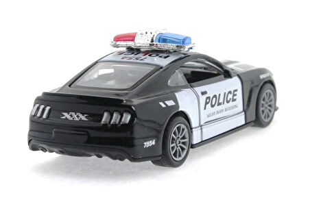 Die Cast Çek Bırak Metal Siyah Polis Arabası