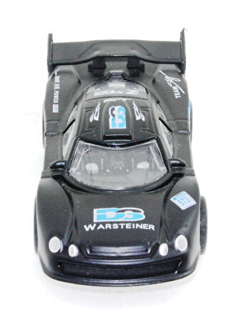 Die Cast Çek Bırak Metal Siyah Yarış Arabası DS
