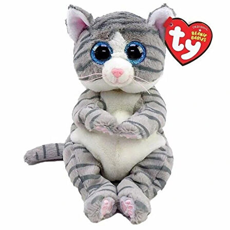 Ty Beanie Bellies Gri Peluş Kedi Mitzi 15 cm