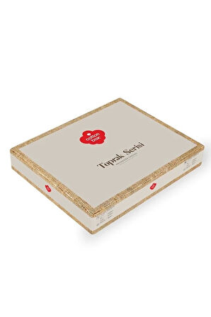 Cotton Box Toprak  Çift Kişilik Nevresim Takımı Arlo Kahve