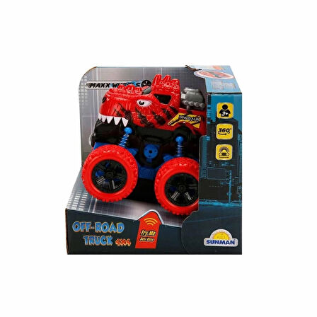 Maxx Wheels Speed Dinosaur Off Road Aracı 10 cm - 1 Adet Stokta Olan Gönderilir