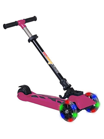 LSC5-I LEDDY 2+ SCOOTER IŞIKLI PEMBE 50KG