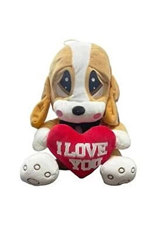 PELUŞ 40CM ÜZGÜN KÖPEK HALLEY