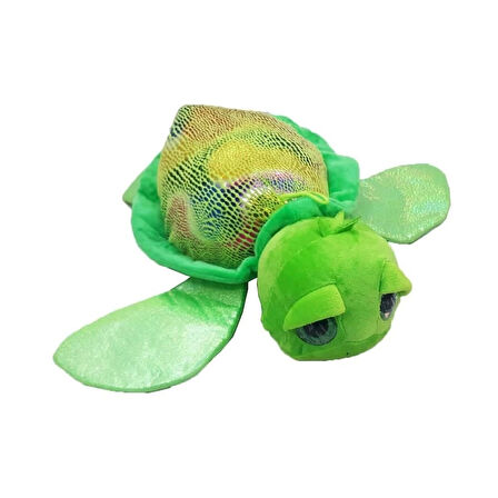 62551 35 cm İri Gözlü Karetta Kaplumbağa Peluş -1 adet fiyatıdır