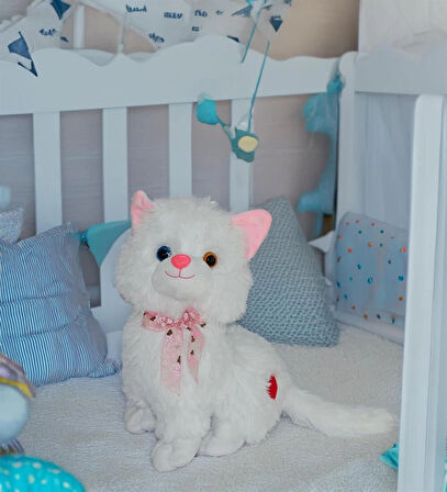 PELUŞ KEDİ 33CM HALLEY