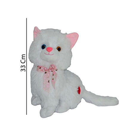 PELUŞ KEDİ 33CM HALLEY