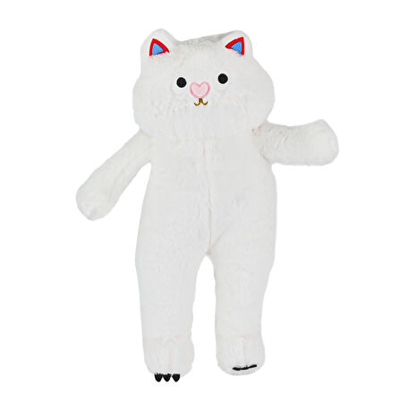 4806 Peluş Uzun Kedi 55 cm Beyaz -My Friend Toys